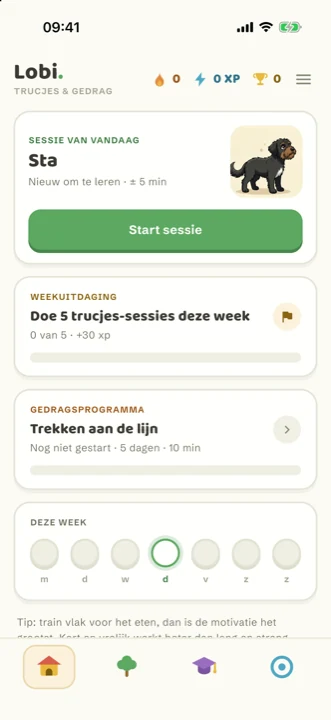 Het Vandaag-scherm
