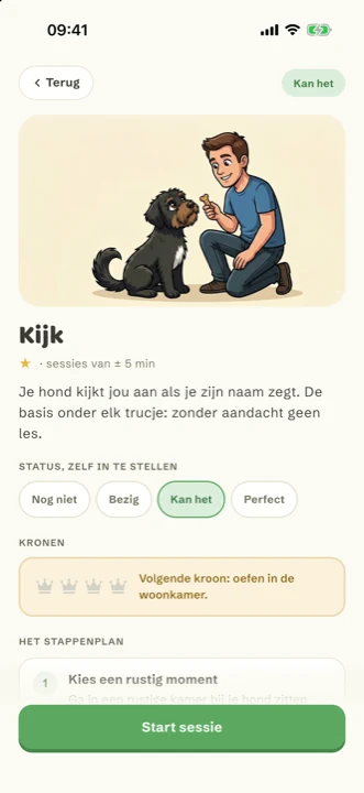 Een trucje met stappenplan
